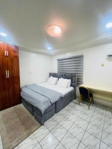 Postel nebo postele na pokoji v ubytování Executive Studio 1 Lifecamp + 5 fotografií