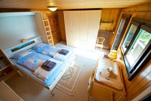 Postel nebo postele na pokoji v ubytování Chalet familiale spacieux - près de Villars