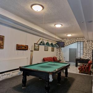 Biliár nebo kulečník v ubytování Hotel Helikon