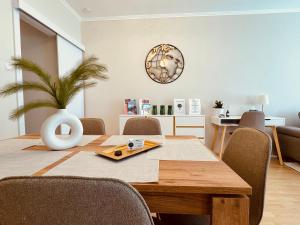 Χώρος καθιστικού στο Európa Apartman