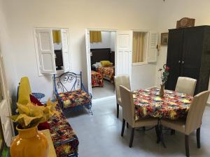 Area soggiorno di Riad Le Lieu