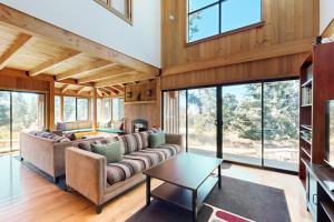 Χώρος καθιστικού στο Ocean Pines Lodge