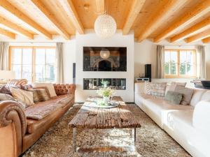 Posezení v ubytování Chalet Erlebnishaus II