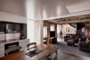 Χώρος καθιστικού στο The Stable