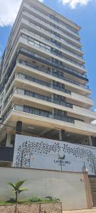 a large building with a mural of birds on it at Laurel Haven Abode in Nairobi