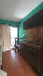 Kuchyň nebo kuchyňský kout v ubytování Hostal Pino Alto