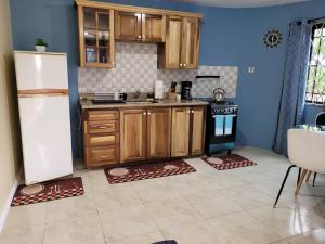 Kuchyň nebo kuchyňský kout v ubytování DW apartments