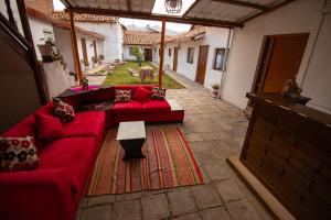 Posezení v ubytování Hotel Encanto de San Blas