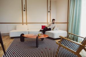 Istumisnurk majutusasutuses Aparthotel Craiova