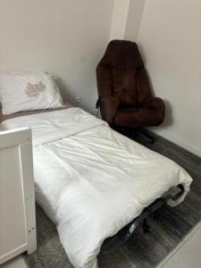 Postel nebo postele na pokoji v ubytování Domnica