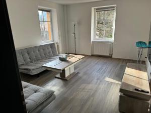 Posezení v ubytování Vila Tanvald s wellness a wallboxem