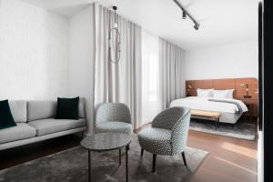 Postel nebo postele na pokoji v ubytování Solo Sokos Hotel Helsinki