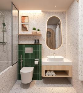 Koupelna v ubytování Me Saigon Boutique Hotel