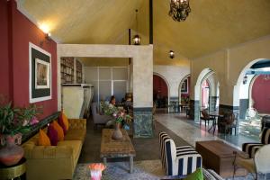 Posezení v ubytování Milky Bay Resort