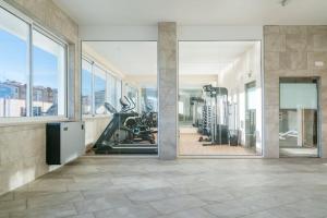 Fitnesscentret og/eller fitnessfaciliteterne på Top Floor Luxury Lagos Apartment