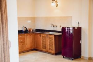Kuchyň nebo kuchyňský kout v ubytování Hotel Sabari