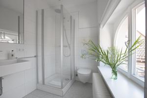 Koupelna v ubytování Hotel Kredell