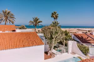 a view of the beach from the roof of a house at Sierra del Mar in Playa del Ingles