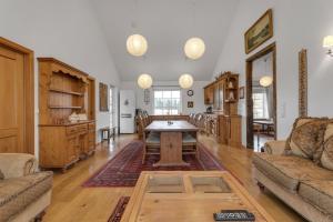 Χώρος καθιστικού στο Charming villa with a hot tub, by the Golden Circle