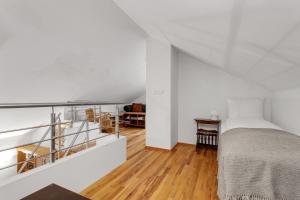 Ένα ή περισσότερα κρεβάτια σε δωμάτιο στο Charming villa with a hot tub, by the Golden Circle