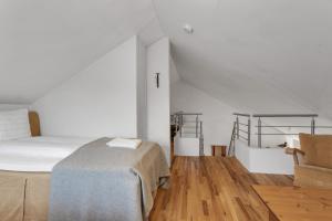 Ένα ή περισσότερα κρεβάτια σε δωμάτιο στο Charming villa with a hot tub, by the Golden Circle