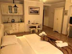 Katil atau katil-katil dalam bilik di Apartments Kotor Old Town