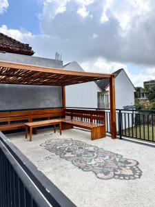 Balkón nebo terasa v ubytování Shakuntala villas