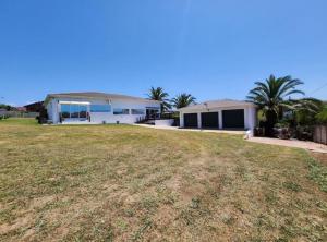 Bygningen som feriehuset ligger i