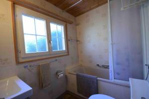 Vannituba majutusasutuses Swiss Traditional Chalet with Alpine Mtn View