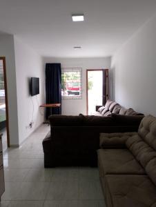 Χώρος καθιστικού στο Casa F Pontal do Paraná