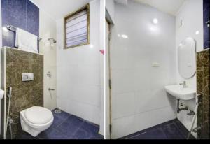 Koupelna v ubytování i5 HOTEL