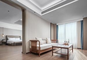 Mehood Lestie International Hotel Linhexi Guangzhou East Railway Station Branch - Free Shuttle Bus to Canton Fair Complex During Canton Fair Period & Free afternoon tea & Free midnight snack & Free VPN Internet Access客房内的一张或多张床位