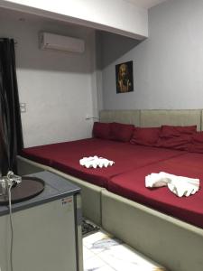 Letto o letti in una camera di Eljoker pyramids hostel