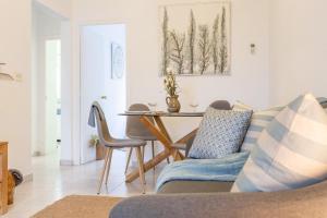 Ruang duduk di Apartamento Bohemia