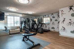 Fitness centrum a/nebo fitness zařízení v ubytování Sonesta Simply Suites Fort Worth