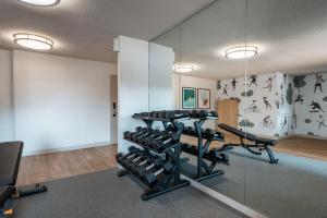 Fitness centrum a/nebo fitness zařízení v ubytování Sonesta Simply Suites Fort Worth