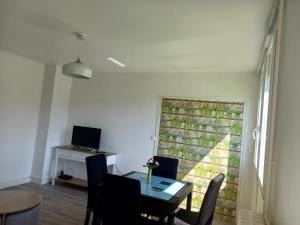 Μια τηλεόραση ή/και κέντρο ψυχαγωγίας στο Appartement Le Valmy