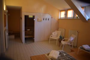 Posezení v ubytování Akzent Hotel Goldner Hirsch