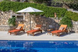 Swimmingpoolen hos eller tæt på "Villa Kostela"-Villa in nature with 4 bedrooms, 2 bathrooms and 2 kitchens