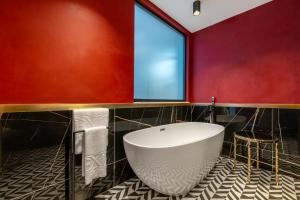 Koupelna v ubytování Lexia Hotels