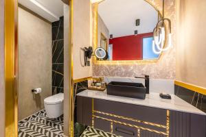 Koupelna v ubytování Lexia Hotels