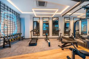 Fitness centrum a/nebo fitness zařízení v ubytování Lexia Hotels