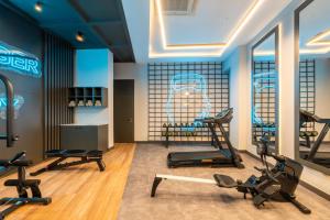 Fitness centrum a/nebo fitness zařízení v ubytování Lexia Hotels