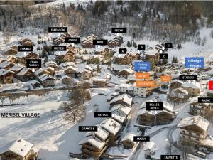 Obiekt Duplex Moderne à Méribel : Ski aux Pieds, Piscine et Spa Inclus - FR-1-566-55 zimą