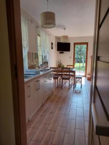 Cucina o angolo cottura di Domek na Leśnej Wisła