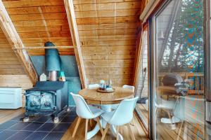 Posezení v ubytování A-Frame Adventure