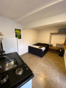 Η κουζίνα ή μικρή κουζίνα στο Loft Santos dumont