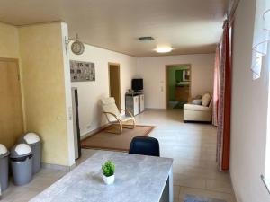 Χώρος καθιστικού στο Ferienwohnung Bangert