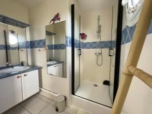 Kúpeľňa v ubytovaní Appartement avec vue sur mer