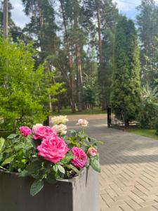 Zahrada ubytování Kulautuva Park Apartments